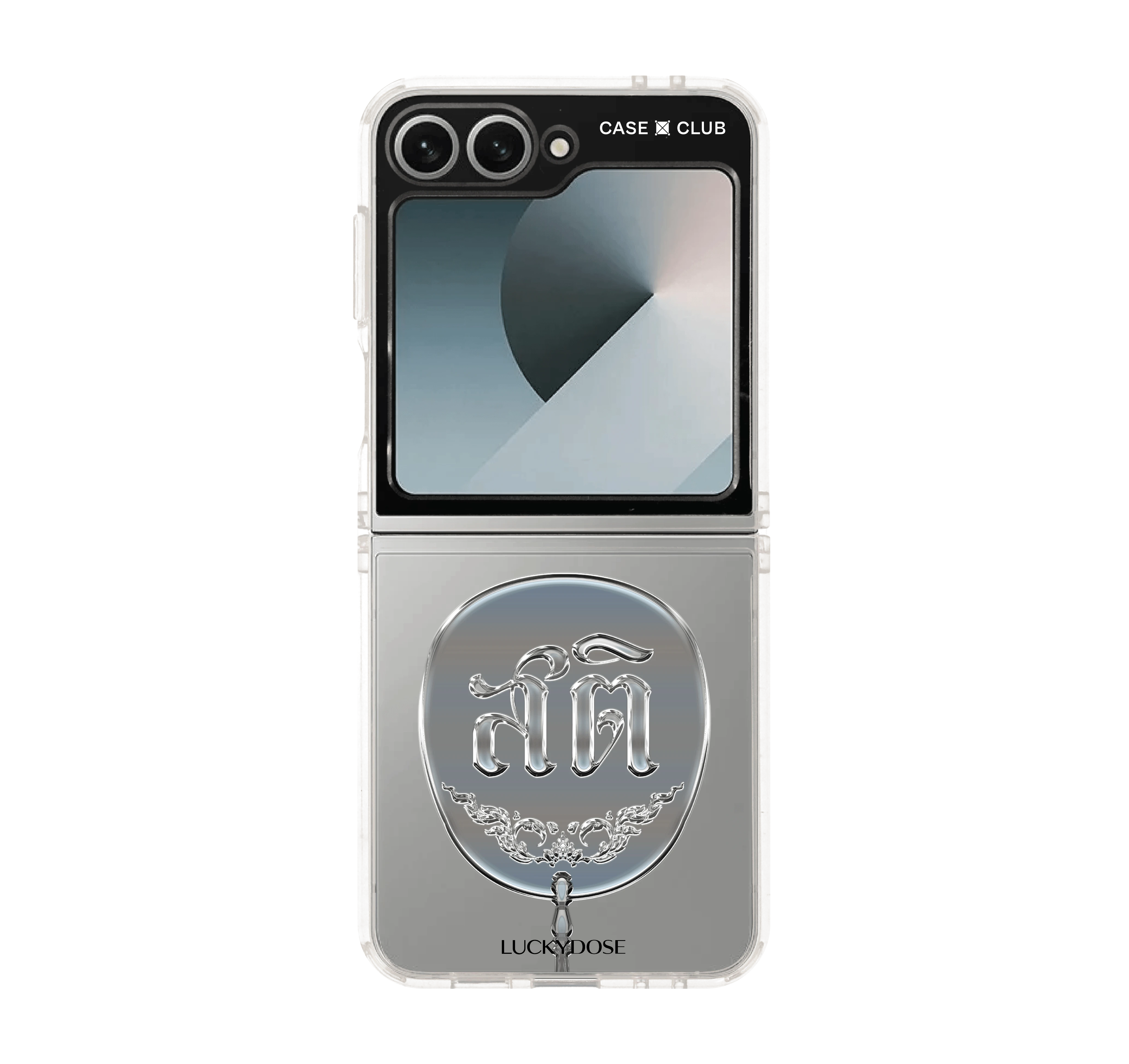 samsung galaxy z flip 6 clear case luckydose sati